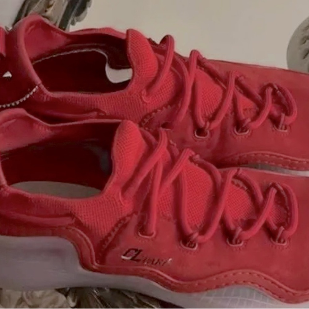 christian louboutin sneakers -red size 11 1/2